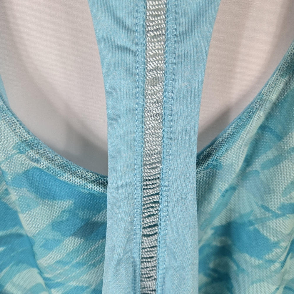 Calia Blue Mesh Reversible Racerback Top - Picture 9 of 14